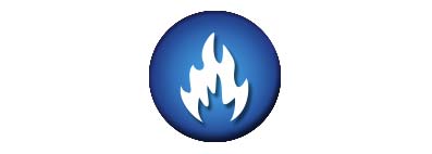 Feuer, Wärme und Rauch